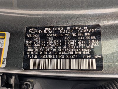 2024 Hyundai TUCSON HYBRID Blue AWD