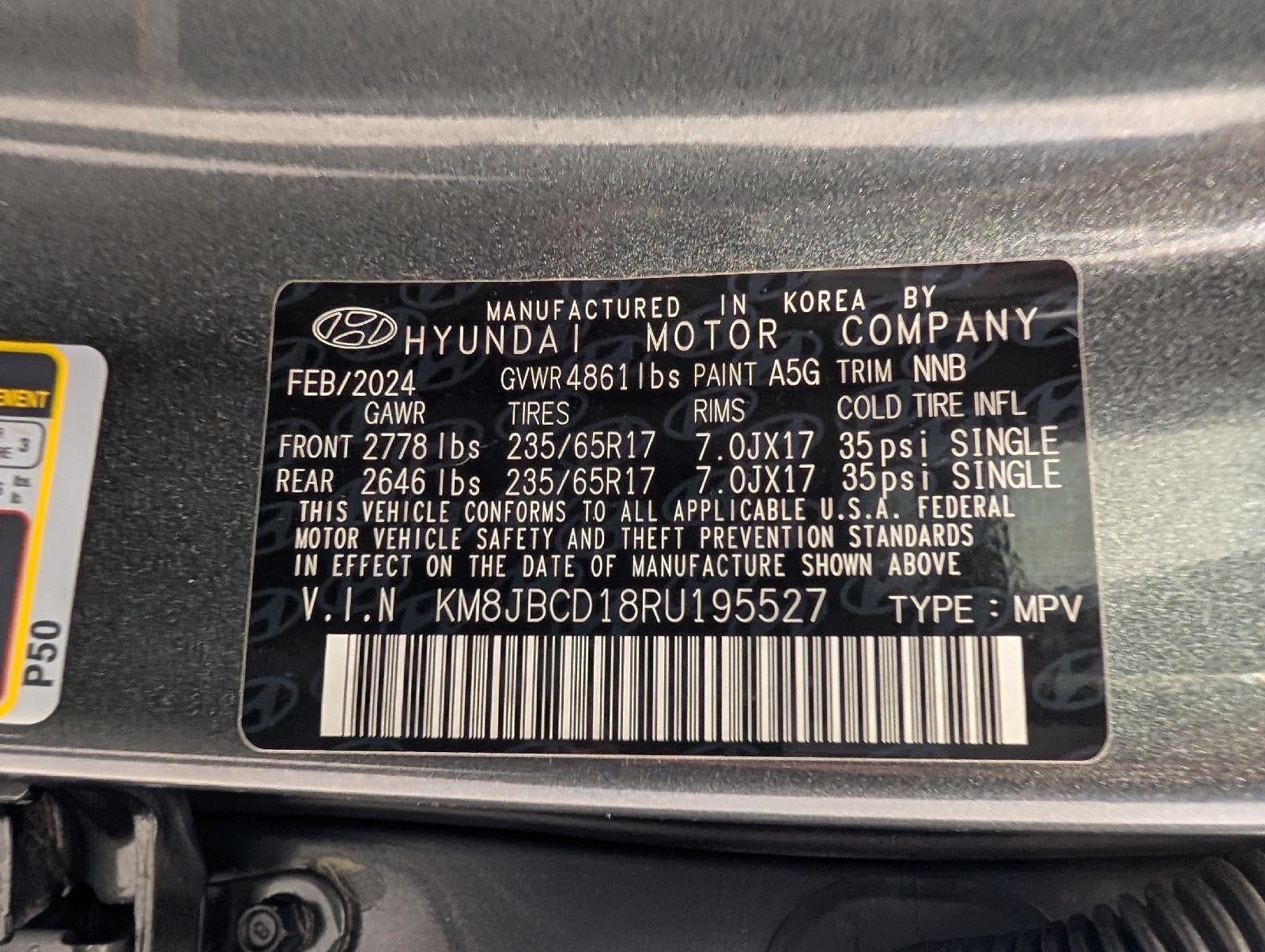 2024 Hyundai TUCSON HYBRID Blue AWD