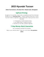 2023 Hyundai TUCSON HYBRID SEL Convenience AWD