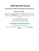 2022 Hyundai TUCSON XRT AWD