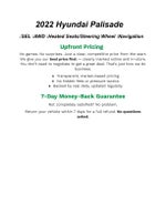 2022 Hyundai PALISADE SEL AWD