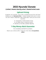2022 Hyundai SONATA Limited 1.6T