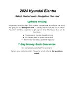 2024 Hyundai ELANTRA SEL IVT
