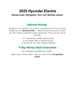 2025 Hyundai ELANTRA SEL Convenience IVT