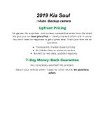 2019 Kia Soul + Auto