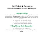2017 Buick Envision FWD 4dr Essence