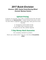 2017 Buick Envision AWD 4dr Essence