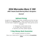 2024 Mercedes-Benz C-Class C 300 4MATIC® Sedan